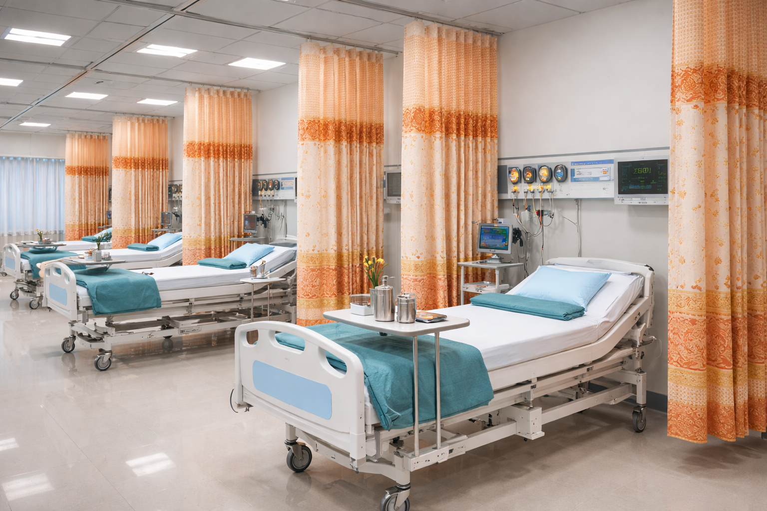 Hospital Bed Curtains